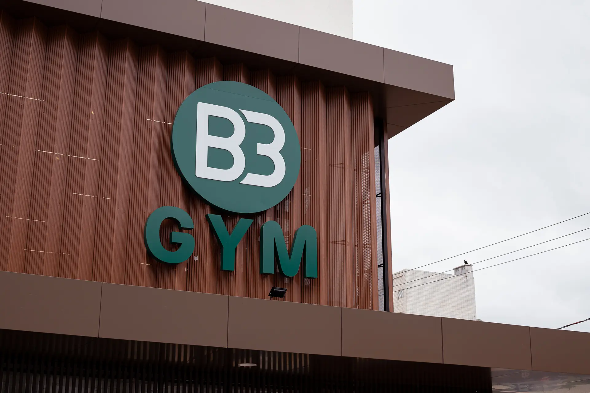 Fachada da B3 GYM em Mafra